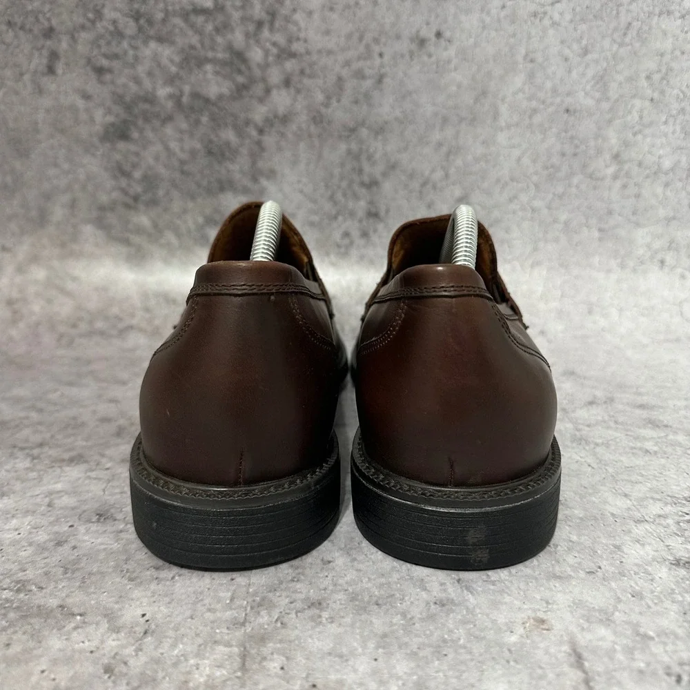 Johnston & Murphy Penny Loafers Mens 10 Brown XC4 Waterproof Sheepskin 20-1626